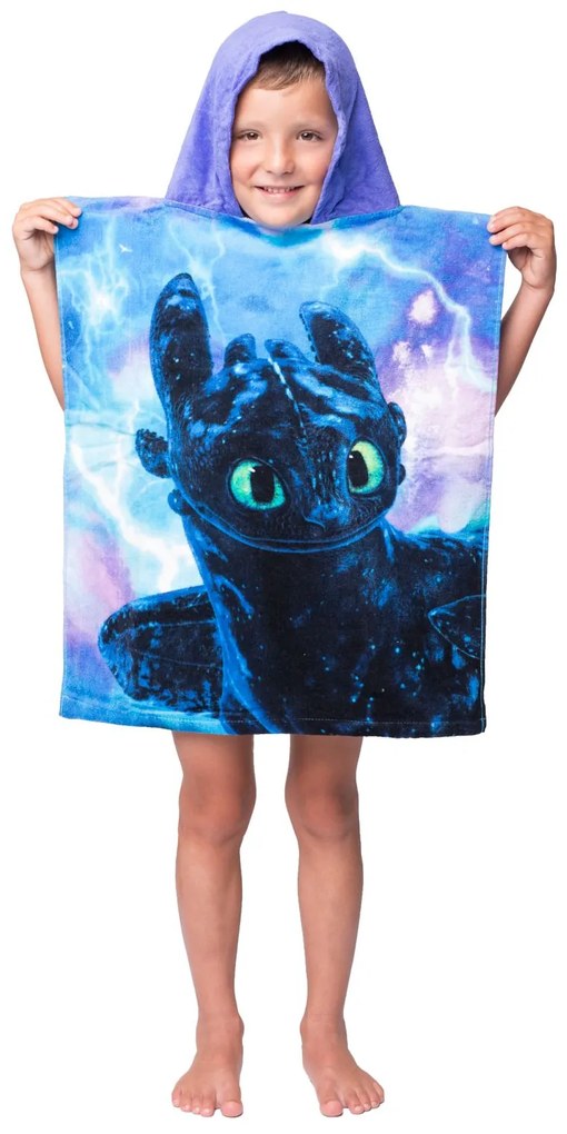 Detske froté pončo Ako vycvičit draka