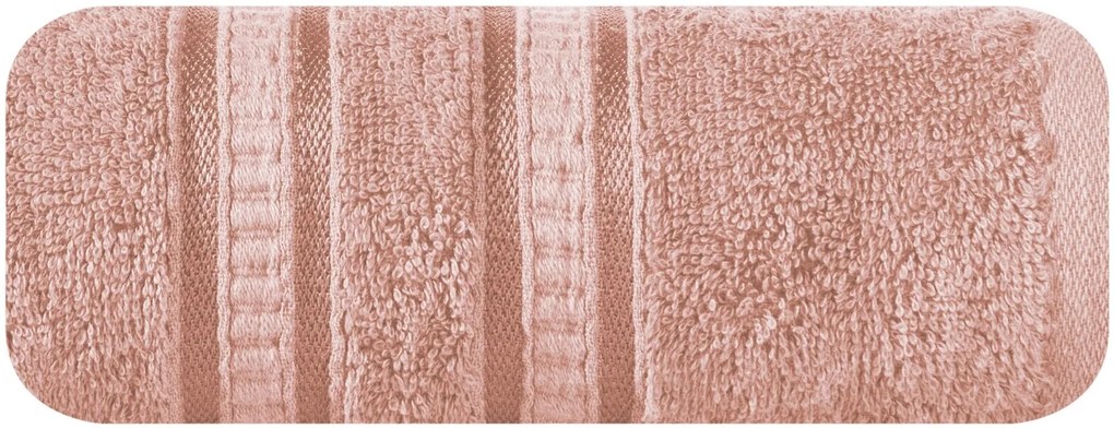 BAMBUSOVÝ UTERÁK MILA7 SADA 3KS 70X140 CM SVETLORUŽOVÁ