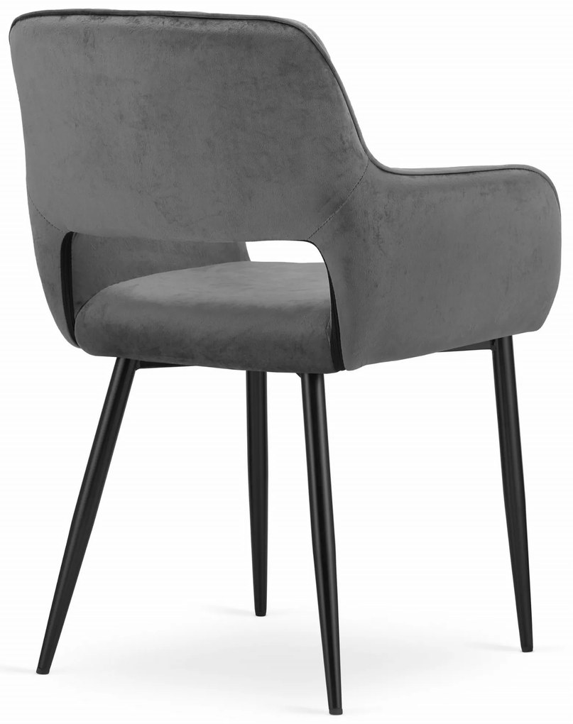 Kreslo AMALFI - tmavosivý zamat x 1 9401 71 00 00