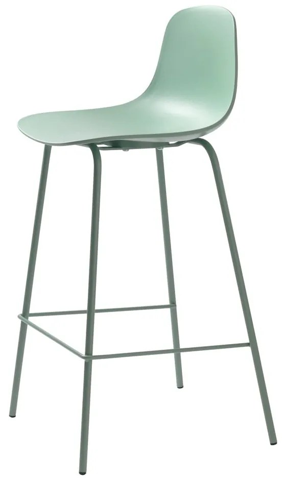 Svetlozelená plastová barová stolička 92,5 cm Whitby – Unique Furniture