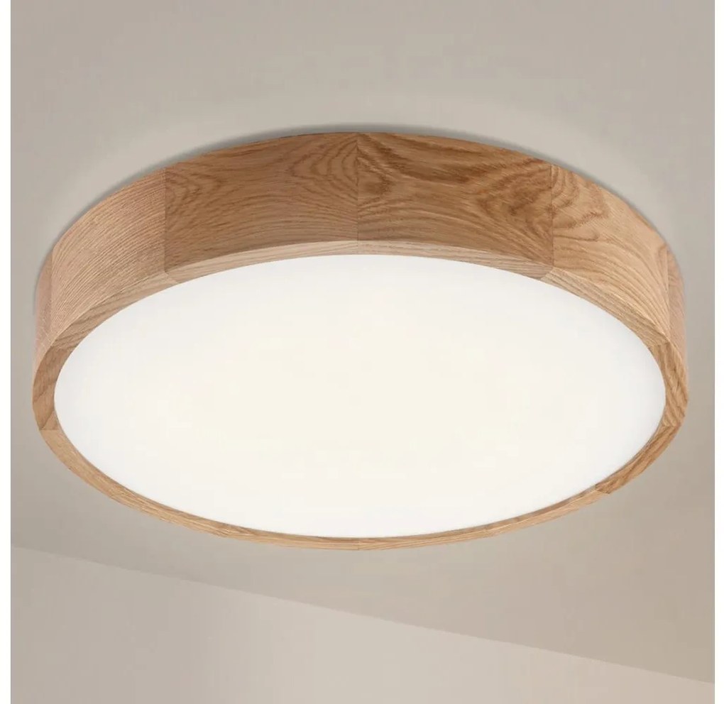 Brilagi - LED stropné svietidlo CARVALHO LED/36W/230V, dubové, pr. 47,5 cm