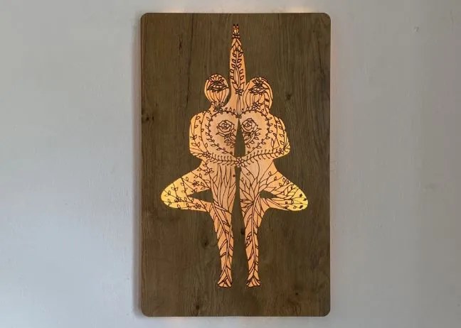 Svietiaci obraz Súlad na batériu