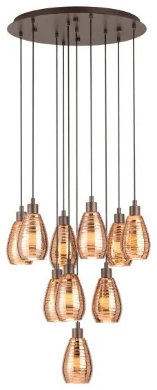 Eglo 39509 - Luster na lanku SIRACUSA 10xE27/60W/230V