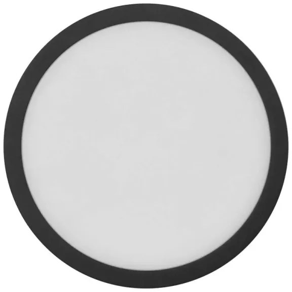 LED Stropné svietidlo LED/12,5W/230V 3000/3500/4000K pr. 17 cm čierna