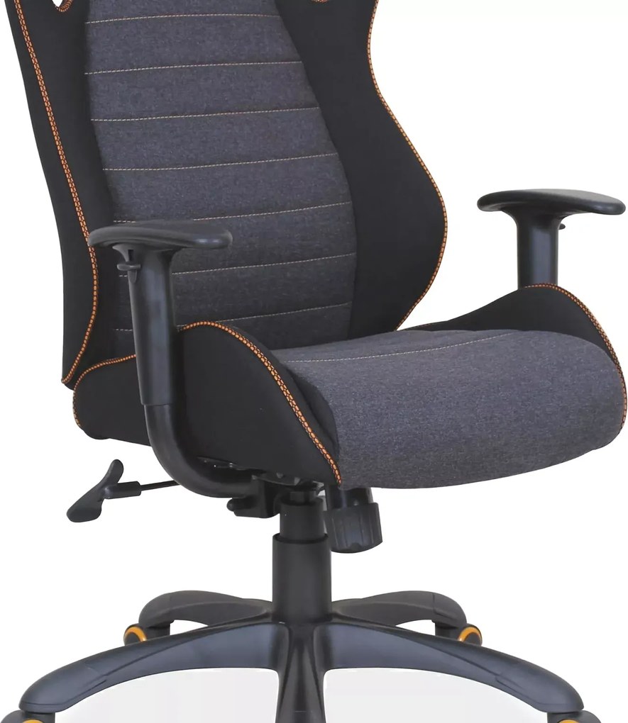 SI Q-229 Otočná stolička sivá - čierna