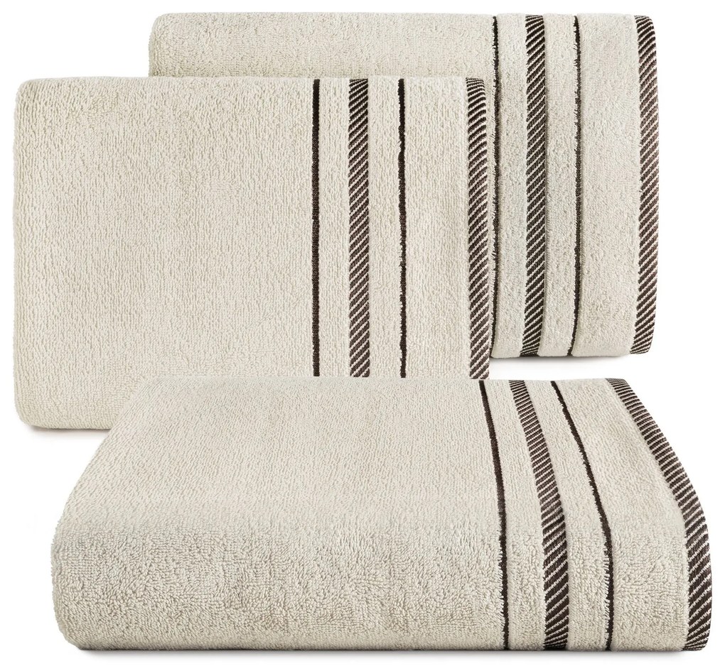 BAVLNENÝ UTERÁK KORAL 70X140 CM BÉŽOVÁ