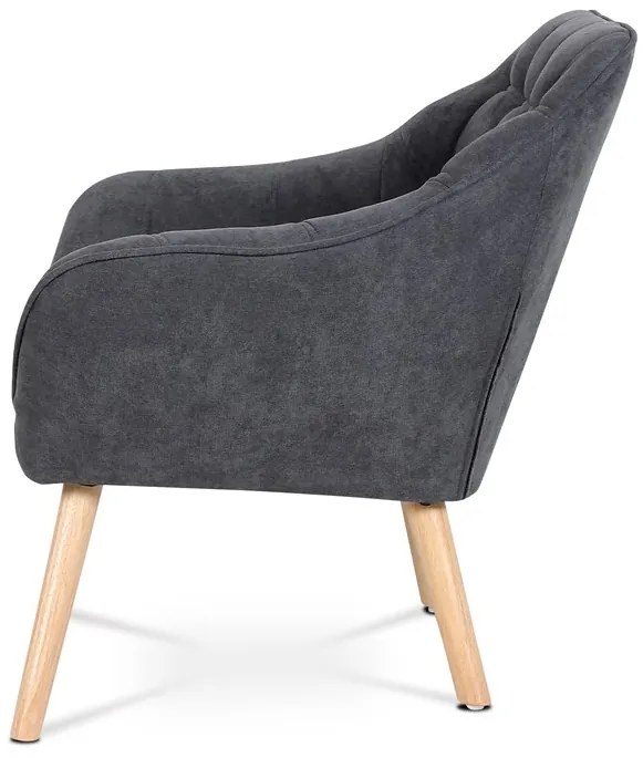 Autronic BONTEC Dvojmiestna pohovka, sivá, látka, AK-322 GREY2 Farba: Strieborná