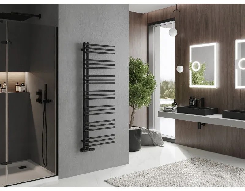 Mexen Neptun, vykurovacie teleso 1400 x 500 mm, 532 W, čierna, W101-1400-500-00-70