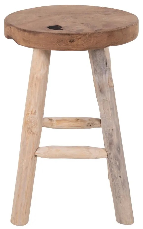 Tíková stolička so 4 nohami House Nordic Badia, ø 30 cm