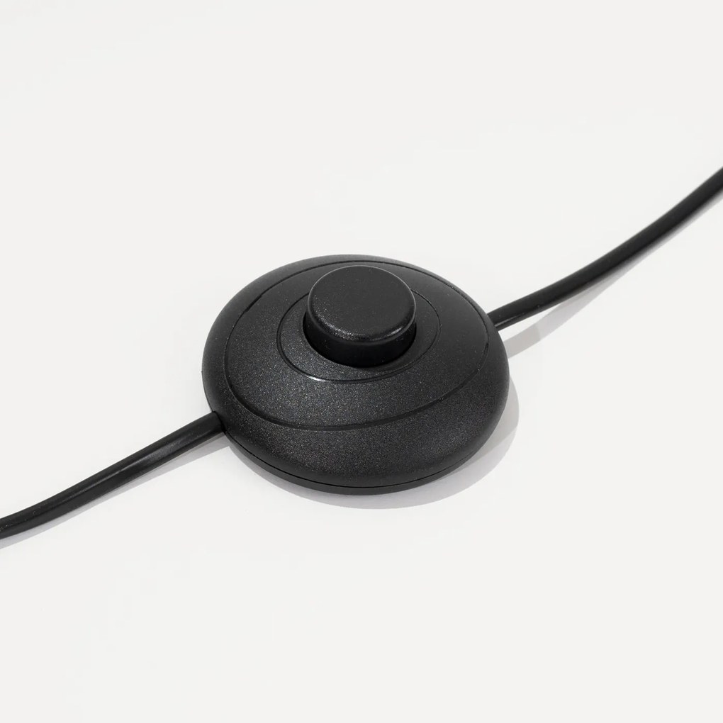 Stojacia lampa Natt, 1x modré textilné tienidlo, drevo