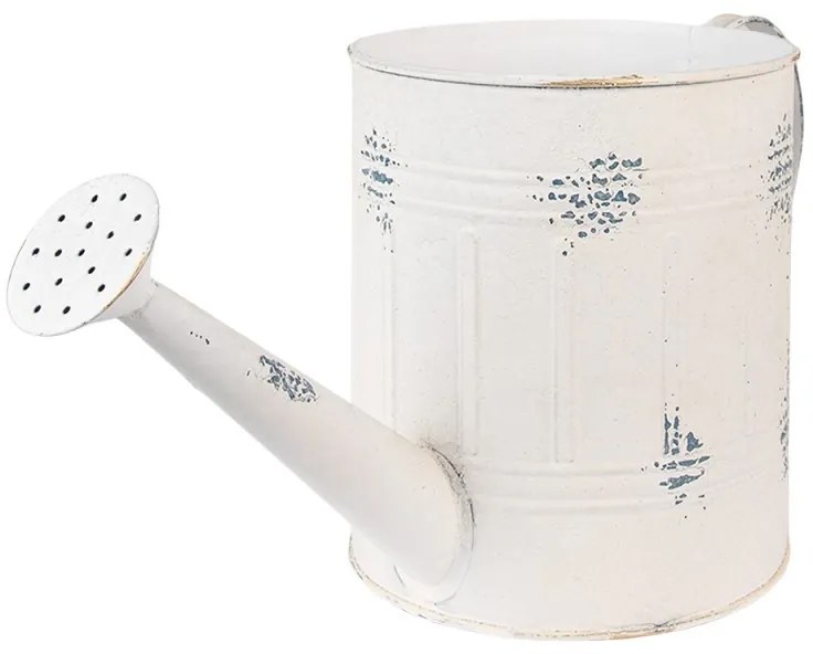 Béžová dekoračná plechová retro kanva - 44*17*20 cm