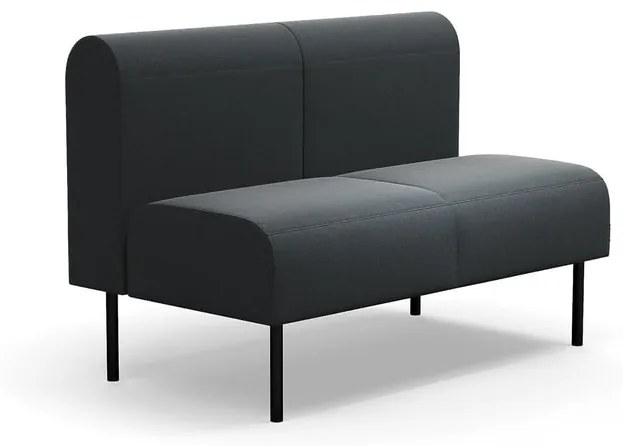 Modulárna pohovka VARIETY, 2 miestna, látka Pod CS, antracit