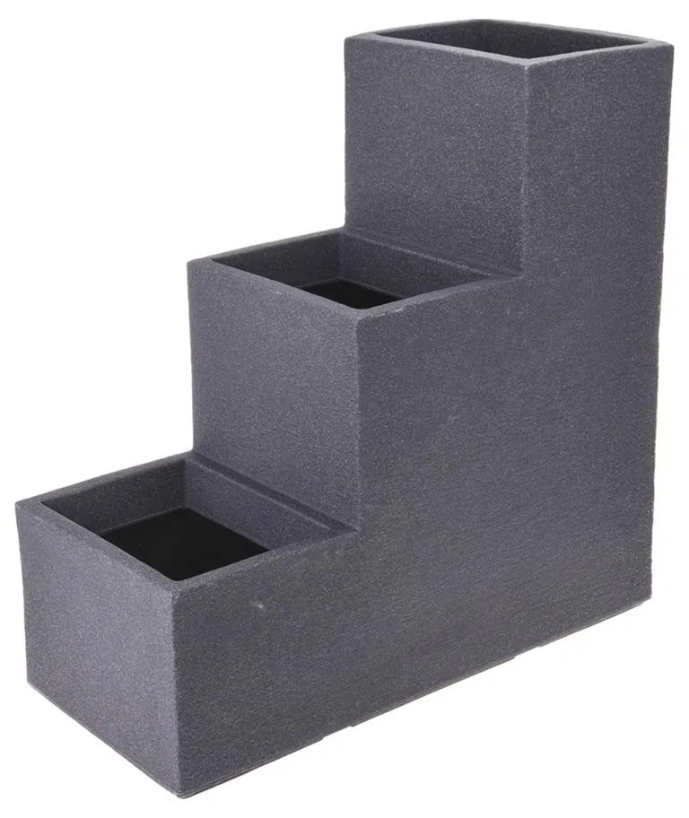 Kvetináč Kaskada šedý