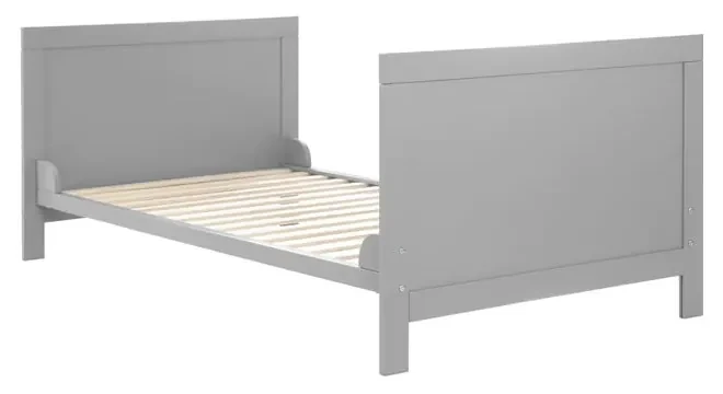 Svetlosivá postieľka s baldachýnom 70x140 cm Sternenzauber – Roba