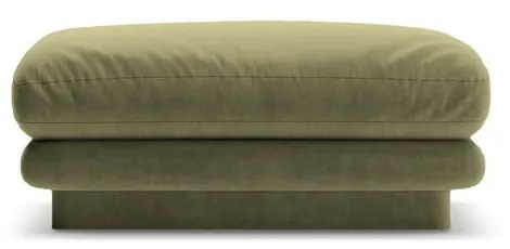 Svetlozelená zamatová podnožka Torino – Micadoni