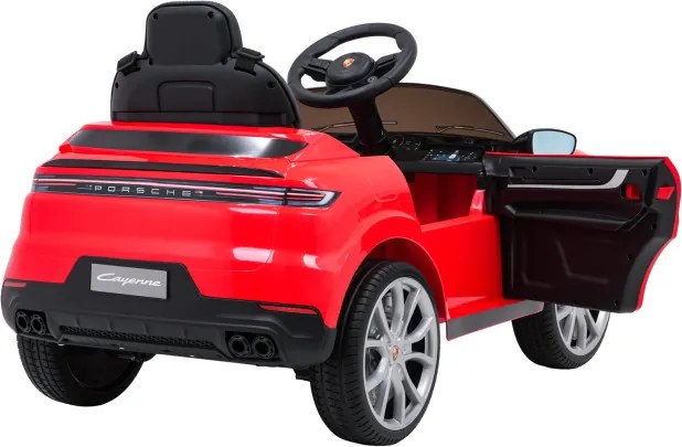 Elektrické autíčko Porsche Cayenne červené