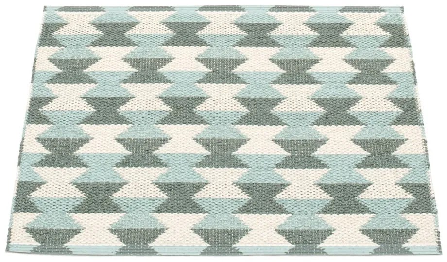 Zeleno-tyrkysový vnútorný a vonkajší koberec 60x70 cm Dana Army – Pappelina