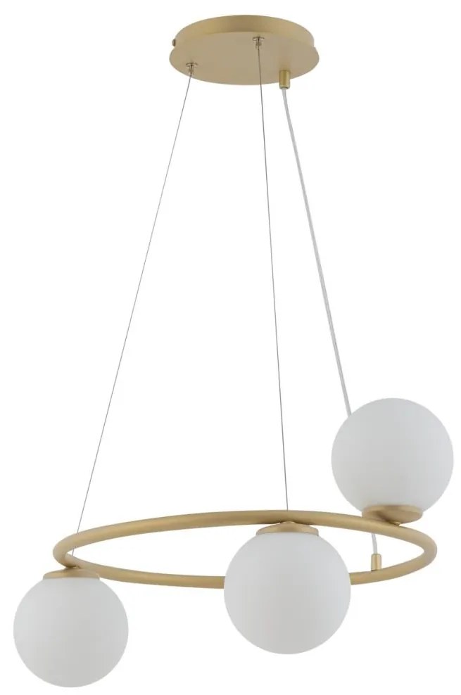 Luster na lanku GAMA 3xG9/12W/230V zlatá