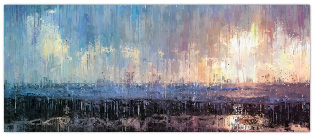 Obraz - Abstrakcia (120x50 cm)