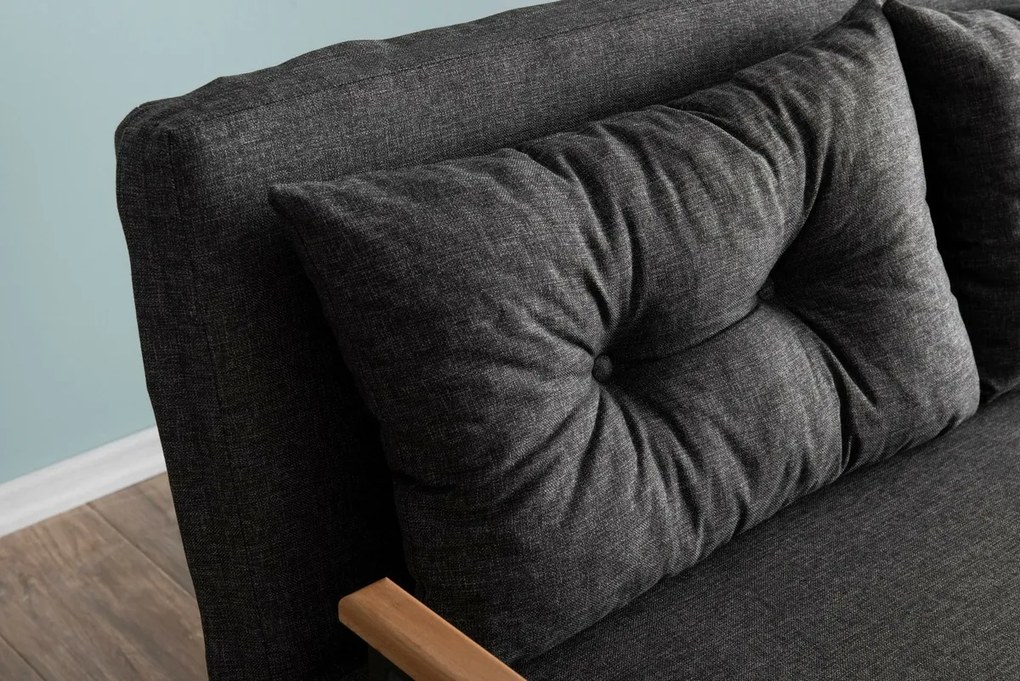 Rozkladacia pohovka Sando 2 Dark Grey