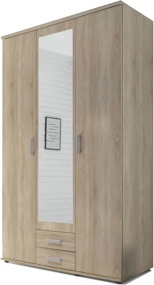 Sconto Šatníková skriňa OTMAR dub sonoma