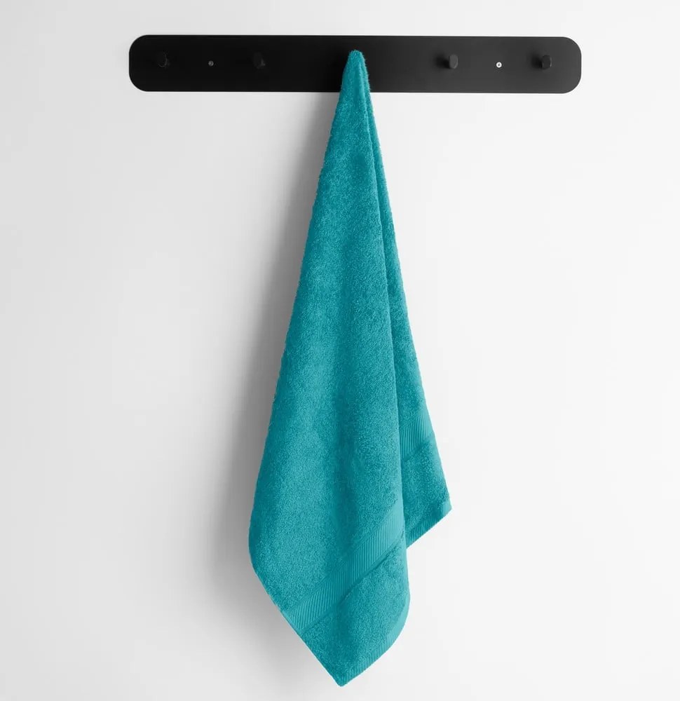Modrá/tyrkysovomodrá froté osuška s prímesou bambusu 70x140 cm Bamby – Restilo