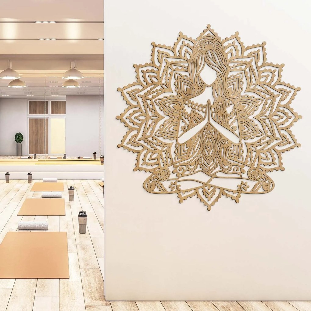 DUBLEZ | Boho mandala na stenu - Jogínka | Obraz