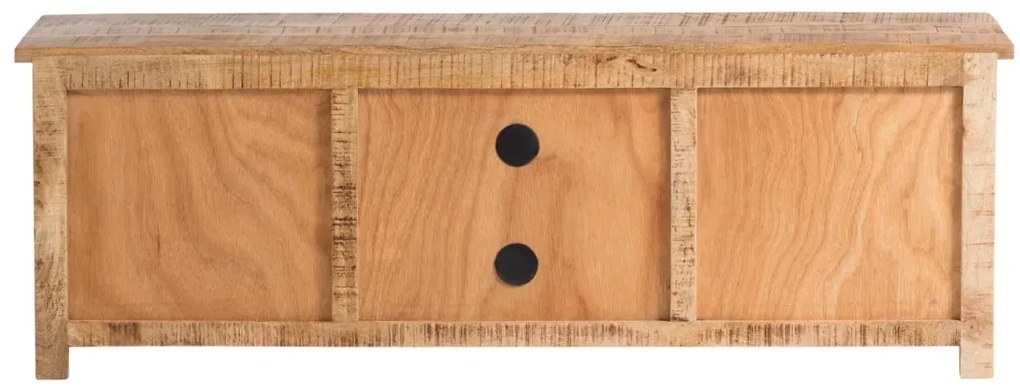 furniture-nabytek.cz - Masivní TV stolek Bombay z mangového dřeva, lakovaný, hnědý – 150×42×50 cm