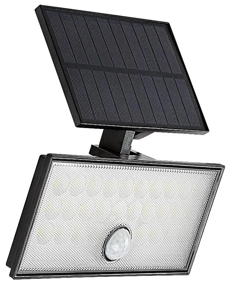 Rabalux 77129 - LED solárny reflektor so senzorom ZAVOD LED/8W/3,7V IP65