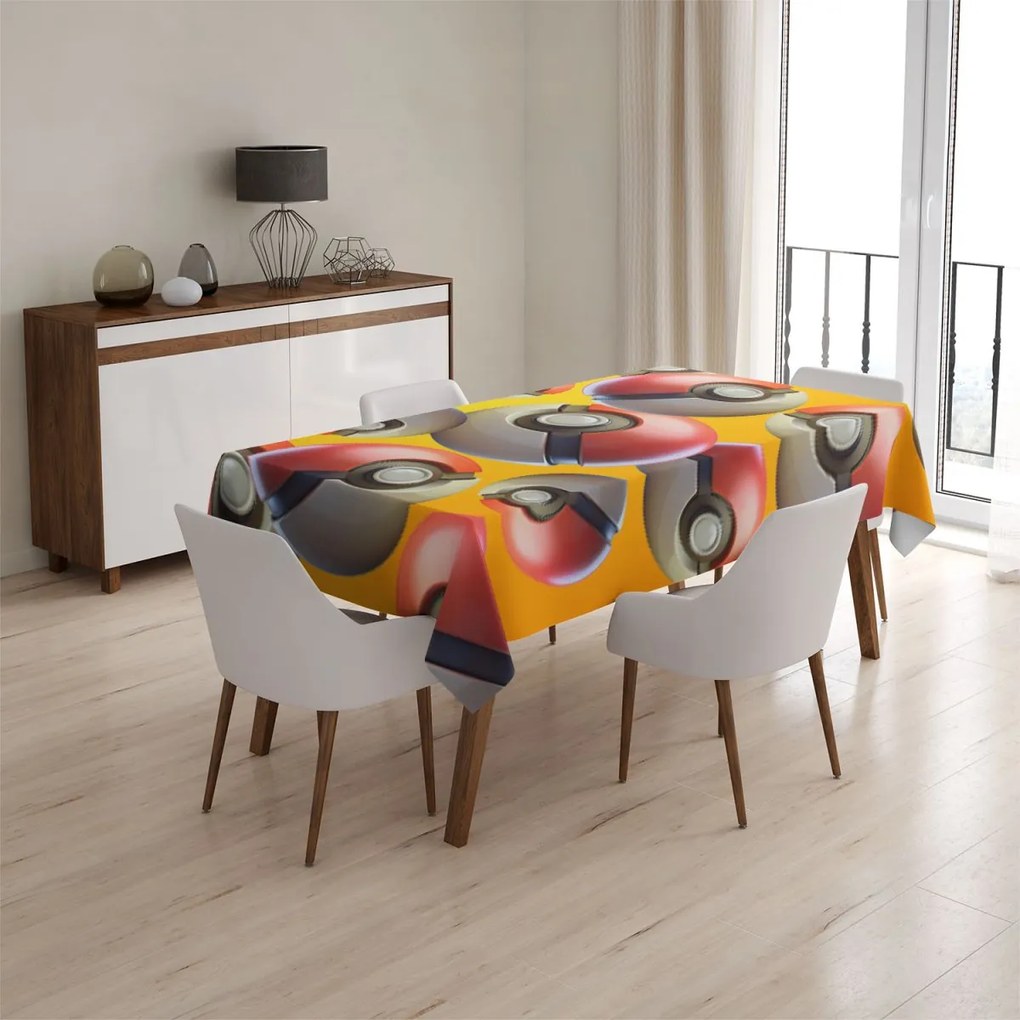 Sablio Obrus Pokemon ball Pattern - 90x90 cm