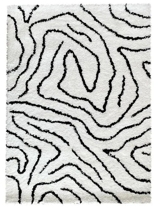 Koberec Shaggy Sonic 1,6/2,3 PSR-13557 biela