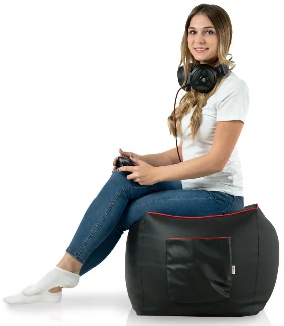 Herná taburetka Cubo ekokoža