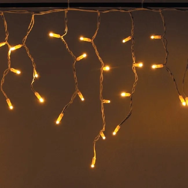 DECOLED LED rampouchy světelné 3× 0,5 m, teple bílá, 114 diod, IP67, bílý kabel