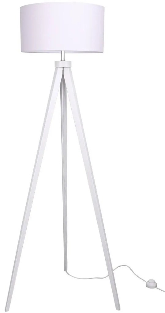Stojacia lampa Indigo, 1x textilné tienidlo (výber zo 7 farieb), (výber z 5 farieb konštrukcie)