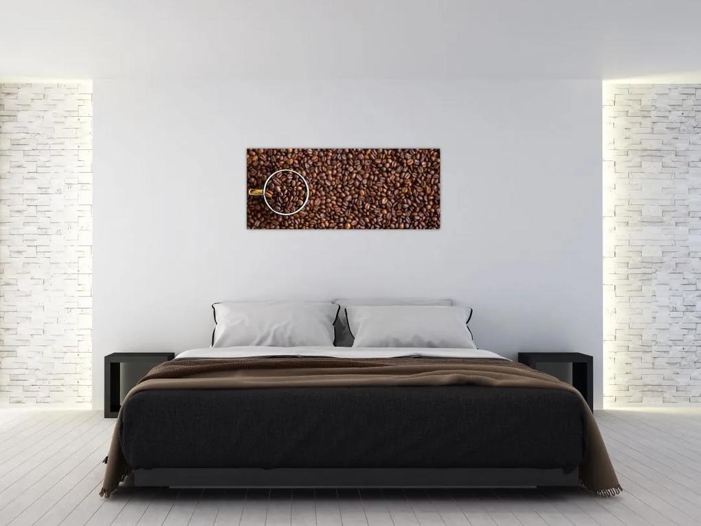 Obraz - kávové zrná (120x50 cm)