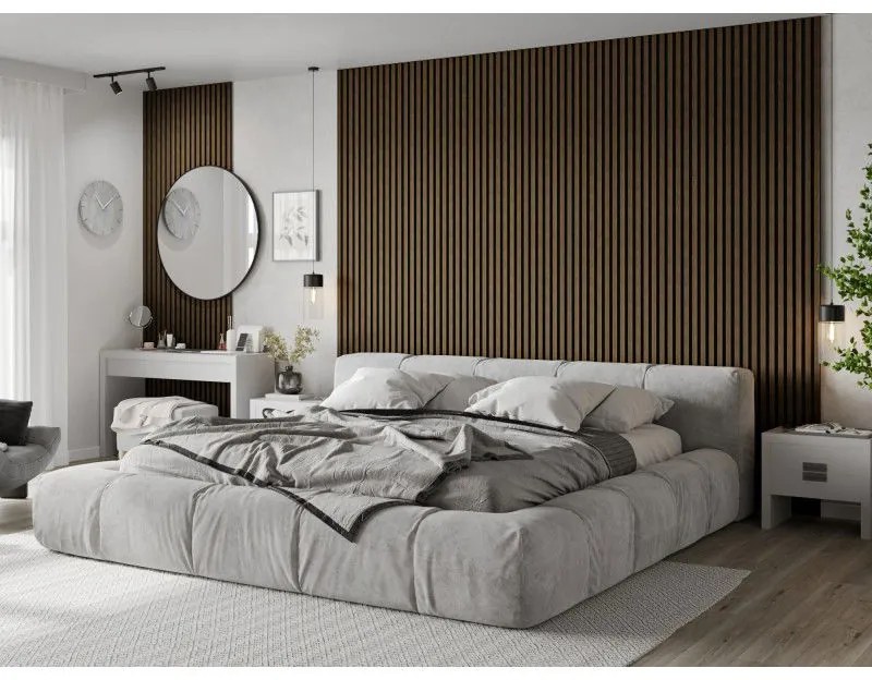 Mexen Lam-B, akustické stenové lamely 275 × 30 cm, HDF doska 4 mm, technická dyha, orech prírodný, S100-275307-3015-016