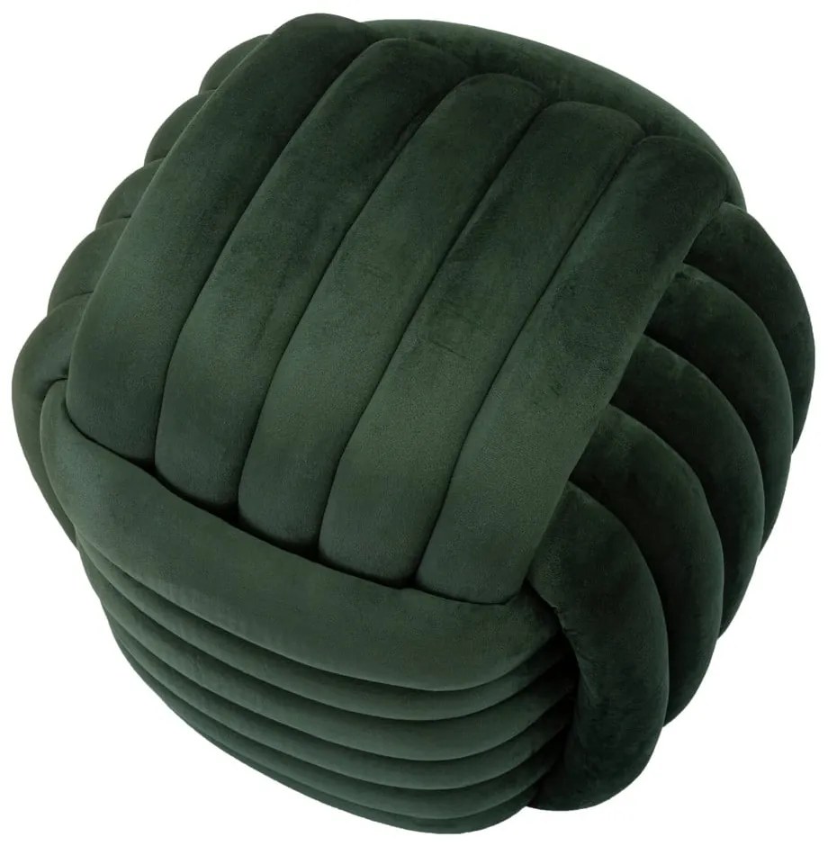 Zelený zamatový taburet Softy – Mauro Ferretti
