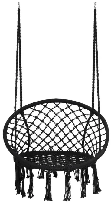 Závesné kreslo BOHO 490129A čierne