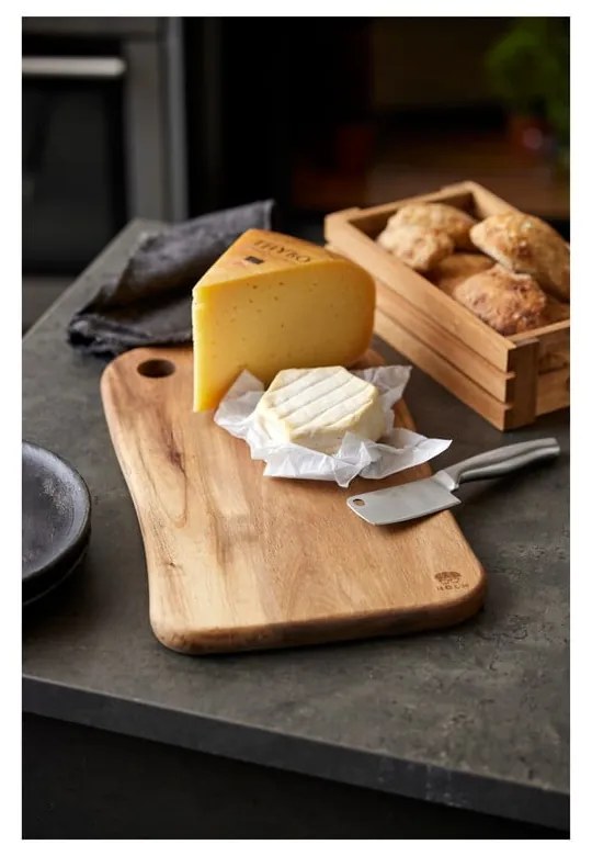 Drevená doštička na krájanie s príslušenstvom 22x38 cm – Holm