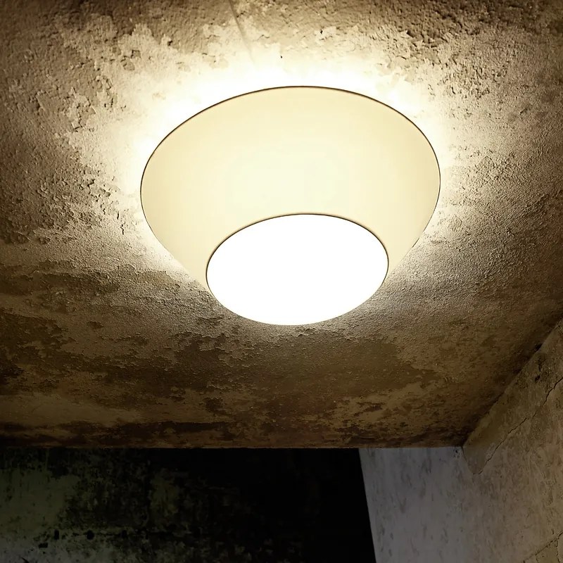 LND Design Lampa Halo 70cm LCF070, stropná, biela