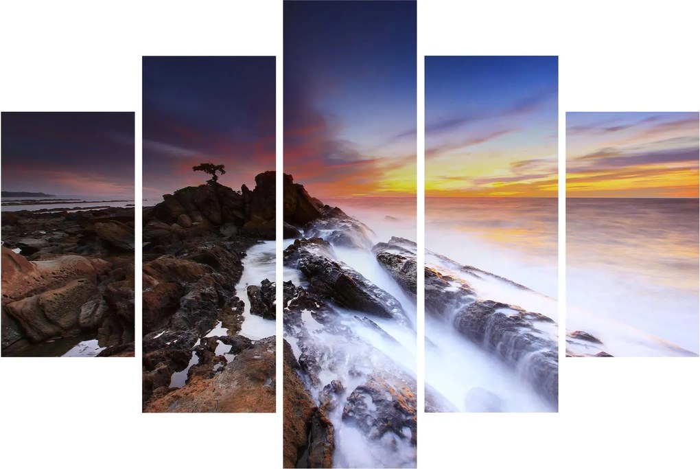 Obraz hory v hmle (150x105 cm)