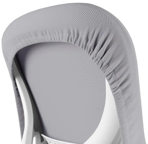 Detská rastúca stolička Neoseat JUNI 006 — látka, sivá