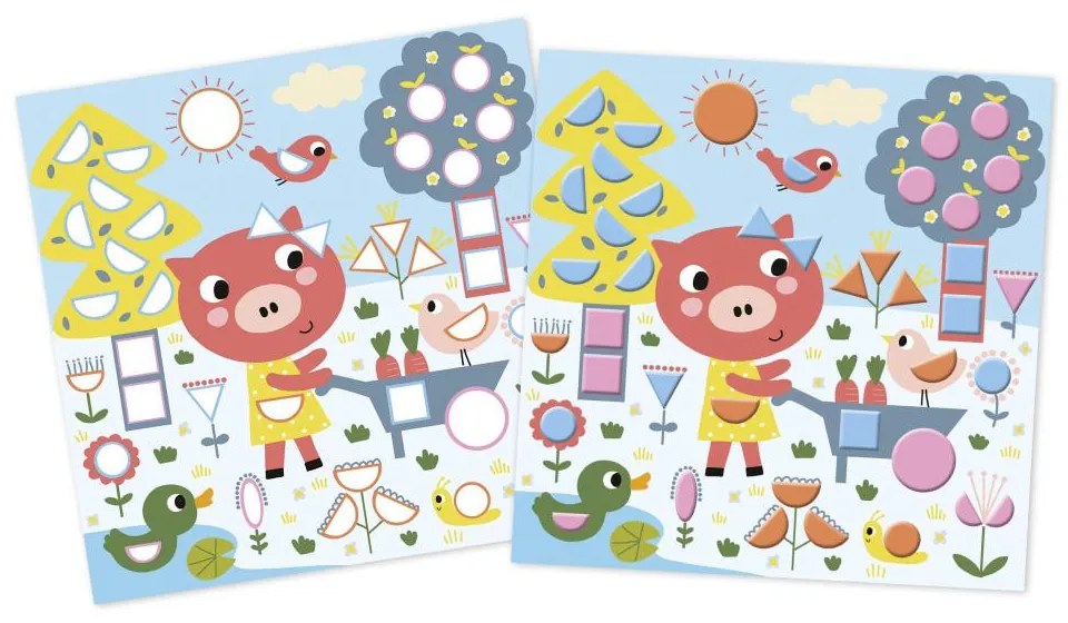 My arts&crafts - Mozaika - geometrické samolepky