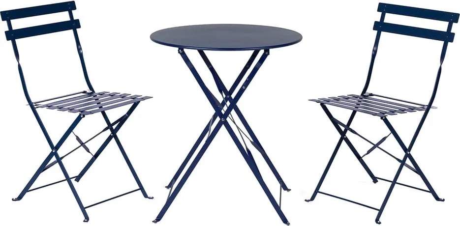 Tmavomodrá súprava záhradného nábytku Bonami Essentials Retro