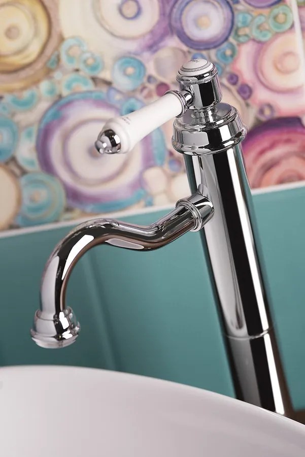 Sapho Sapho, VIENNA stojánkova umývadlová batéria vysoká bez výpuste, chróm, VO006