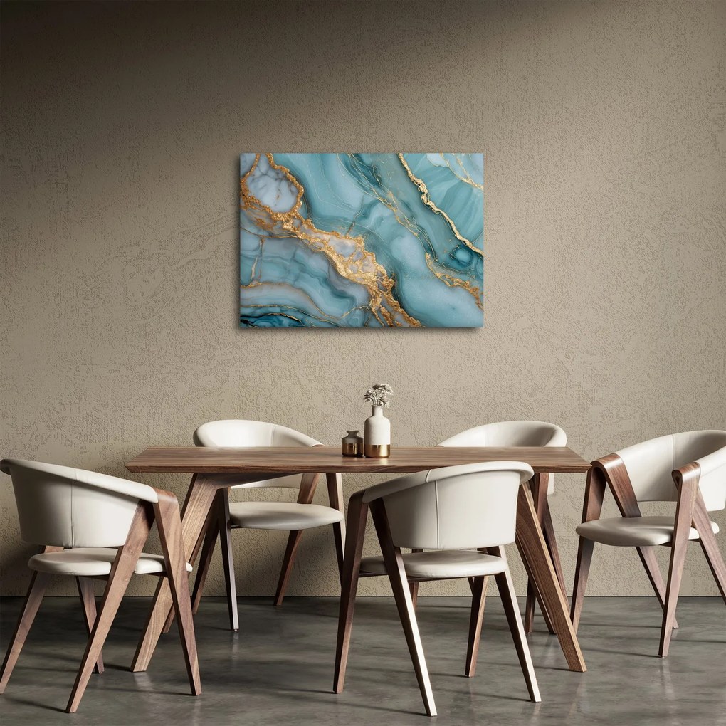 Obraz - Tyrkysový mramor (70x50 cm)