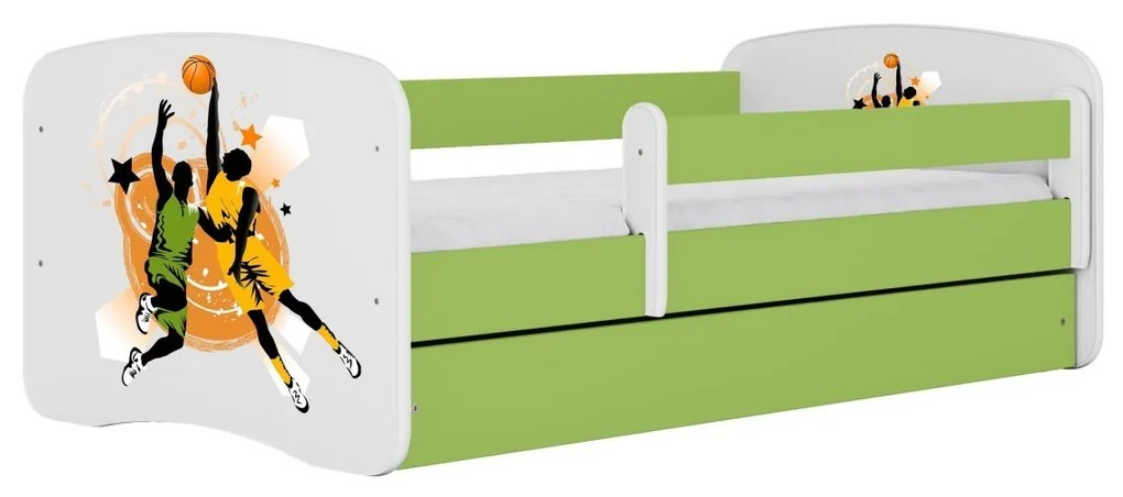 Dětská postel Babydreams basketball zelená