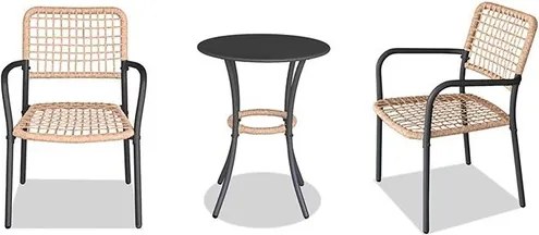 Záhradný set Autronic kov Béžová AZ-L1103 NAT