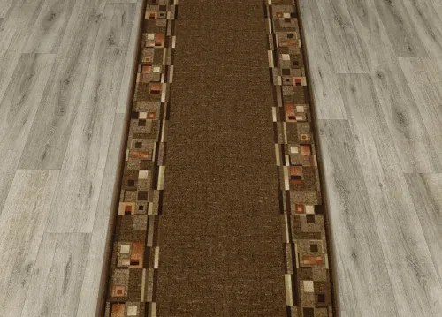 Koberce Breno Behúň BOMBAY 44, šíře role 100 cm, hnedá