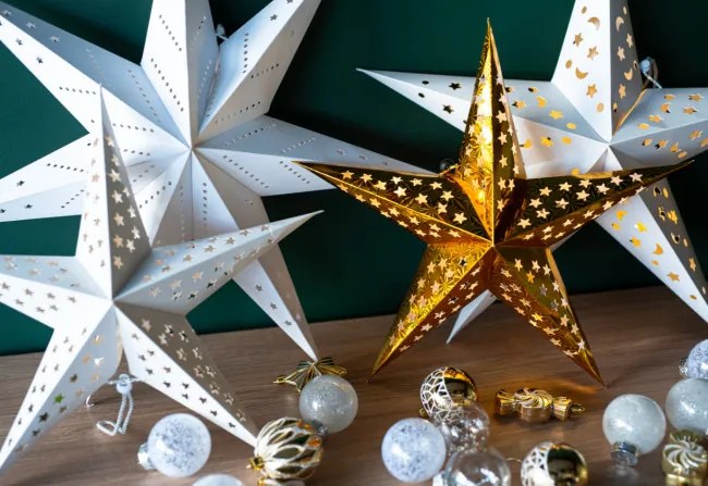 Vianočná dekorácia LED Hviezda SY-004